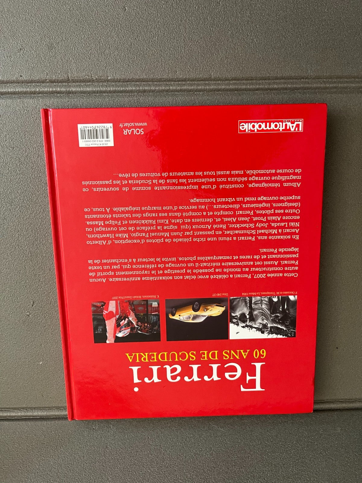 Livre Voiture Automobile Ferrari 60 Ans de la Scuderia Solar