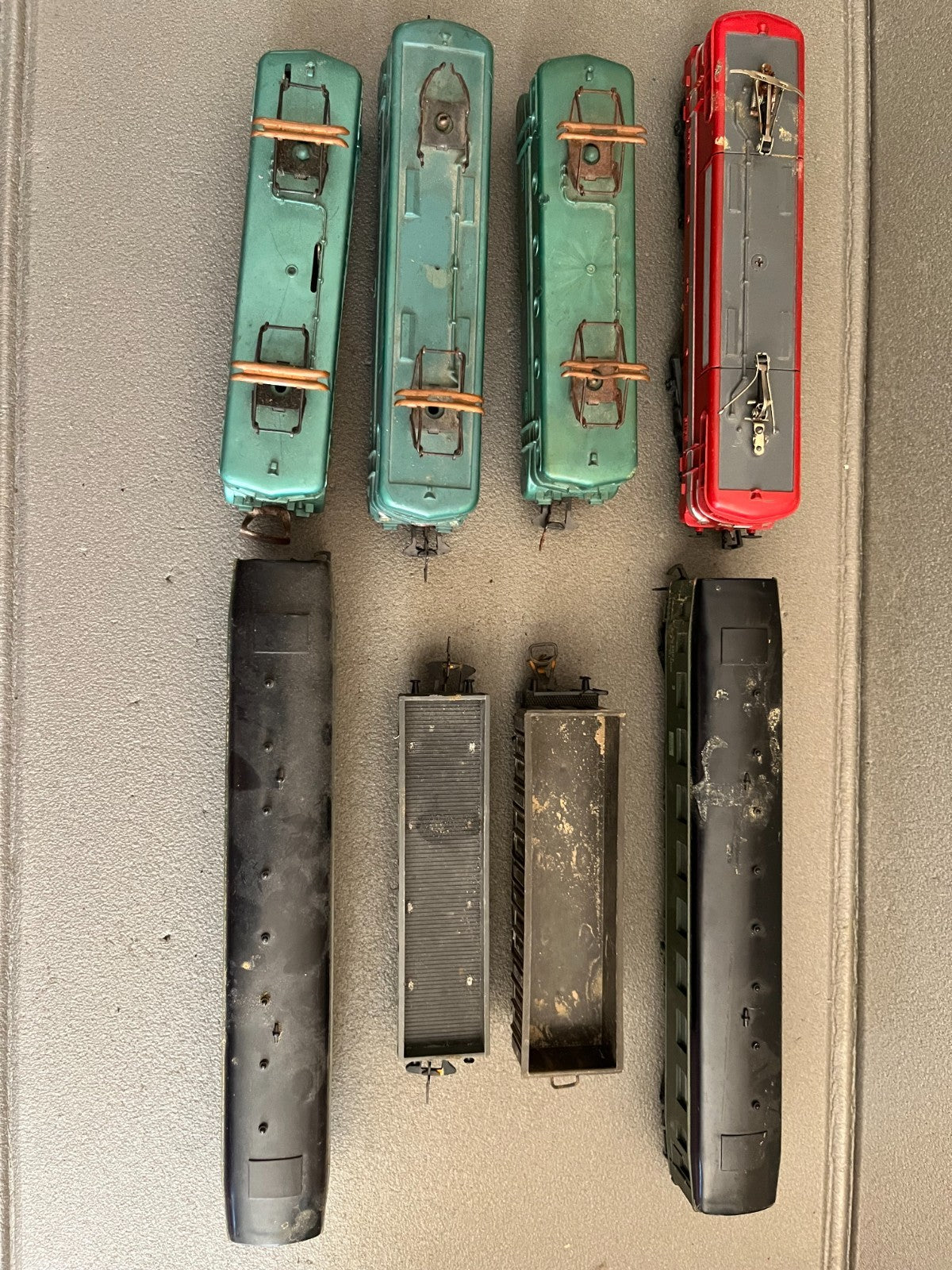 Jouets Anciens Lot de Locomotive Jouef Lima BB Wagon Hornby Troby HO Pour Pièces