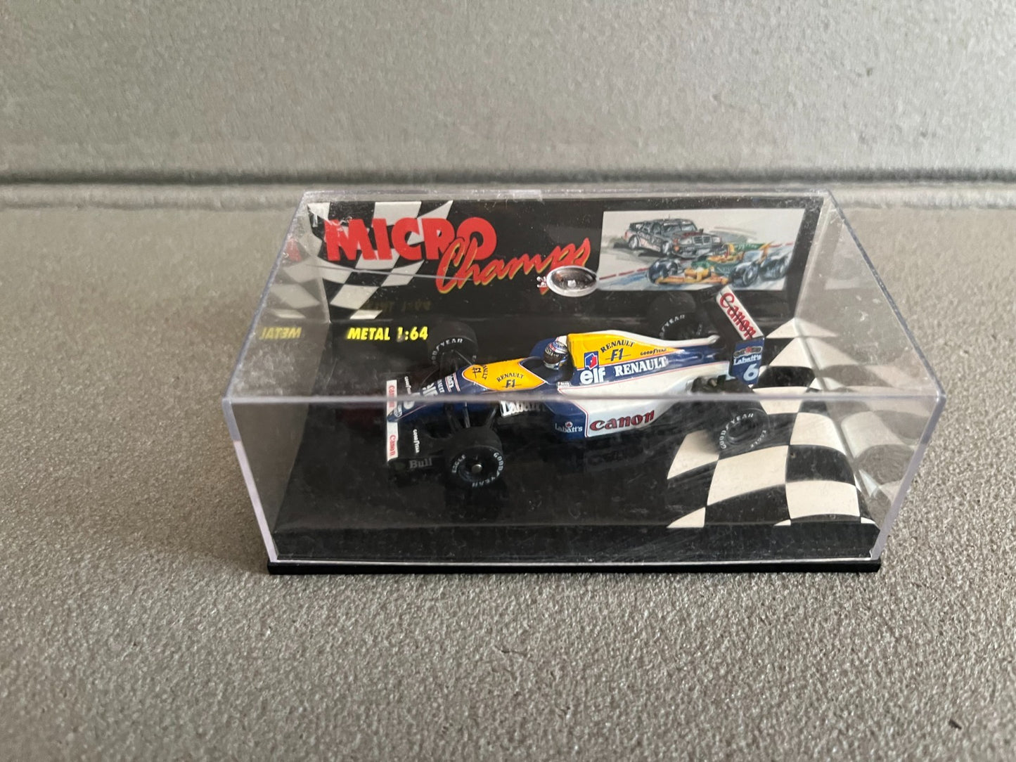 Voiture Miniature Formule 1 F1 Williams Patrese MicroChamps Minichamps au 1/64