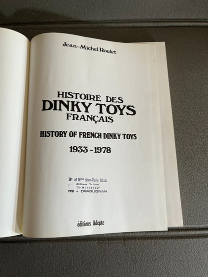 Livre Voiture Automobile Jouet Ancien Histoire des Dinky Toys Français Adepte
