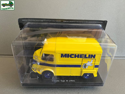 Voiture miniature Camion Citroen Type H 1962 Michelin Test Hachette 1/24