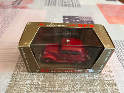 Voiture Miniature Fiat 508 C 1100 Berlina Pompiers Brumm 1/43