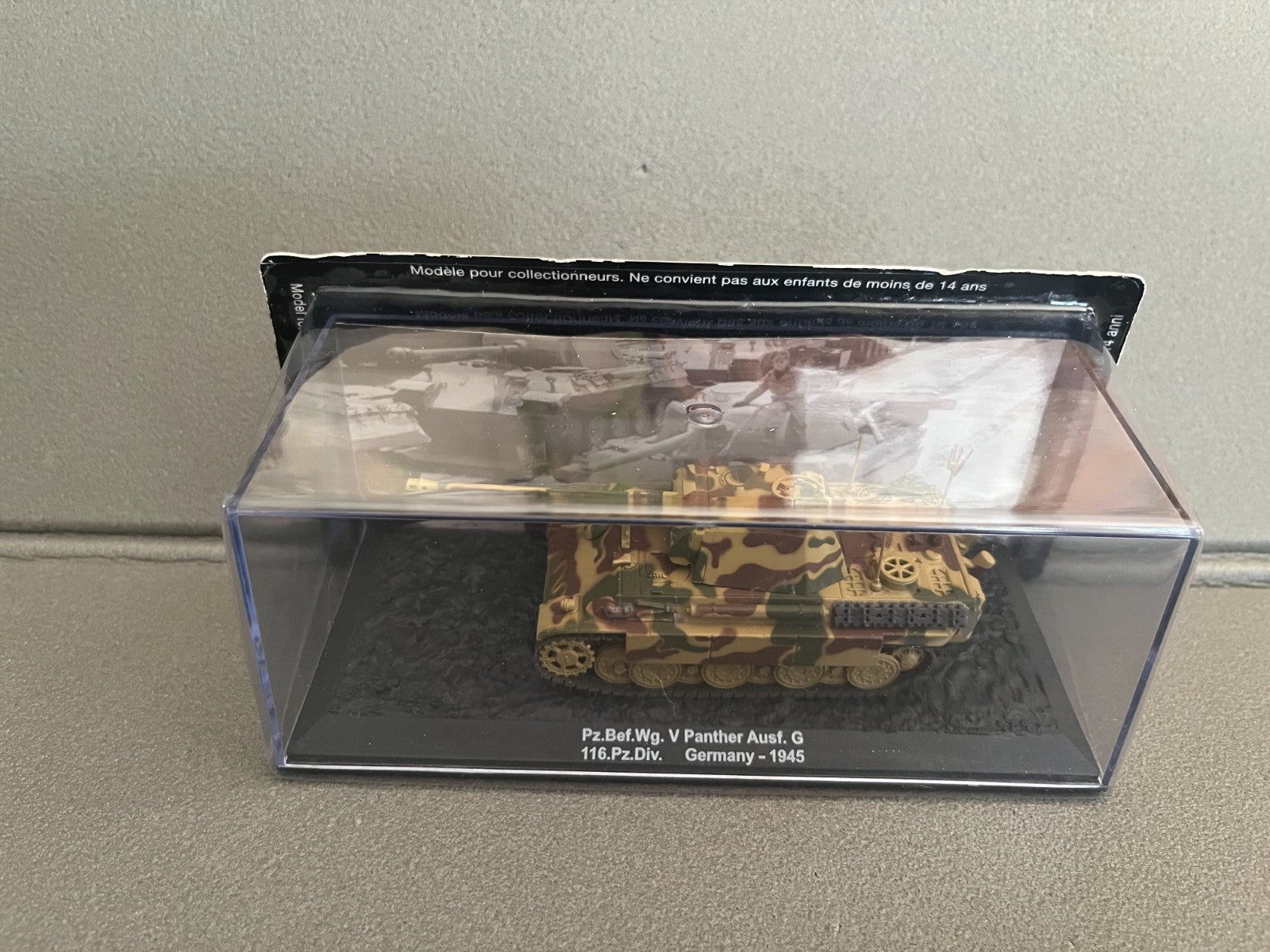Miniature Militaire Char Tank Blindé Pz.Bef.Wg. V Panther 116 Altaya 1/72