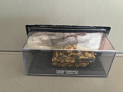 Miniature Militaire Char Tank Blindé Pz.Bef.Wg. V Panther 116 Altaya 1/72