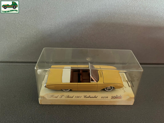 Voiture Miniature Ford T-Bird 1961 Cabriolet 4504 Solido au 1/43
