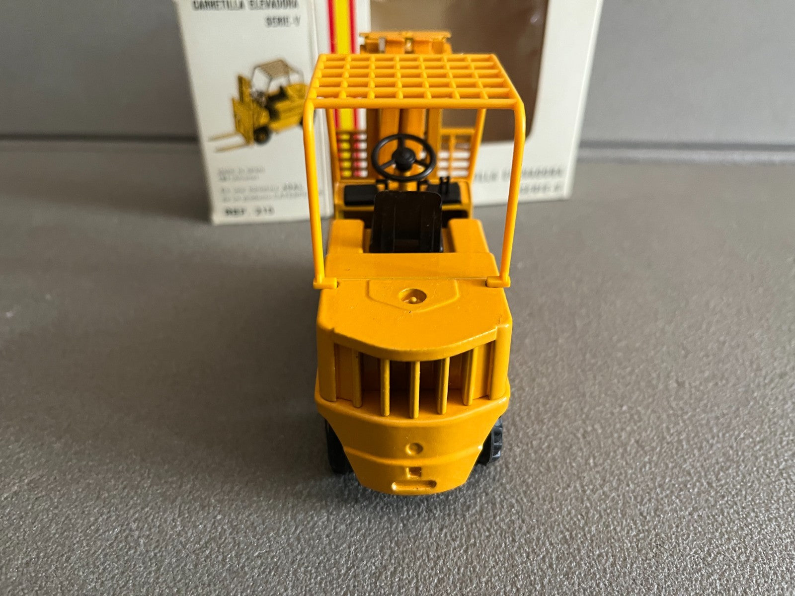 Miniature Véhicule Chantier Chariot Elevateur Caterpillar 215 Joal 1/25
