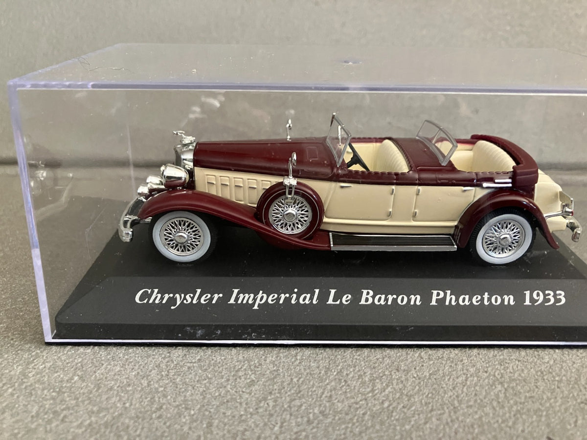 Voiture Miniature Chrysler Imperial Le Baron Phaeton 1933 Altaya au 1/43