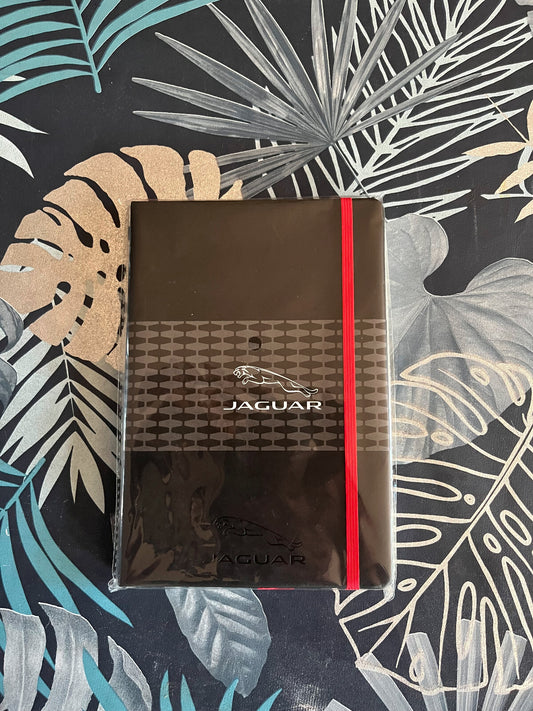Cahier Bloc Note Voiture Automobile Carnet A5 Jaguar Leaper noir