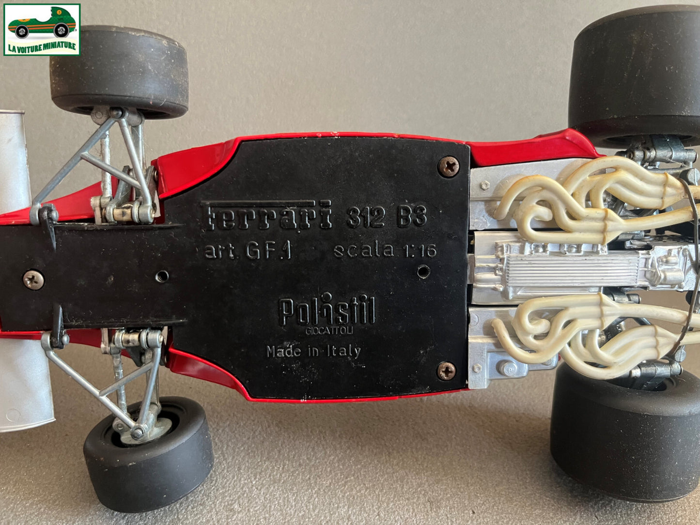 Ancienne Voiture Miniature Ferrari 312 B3 Lauda F1 Polistil Italy au 1/16