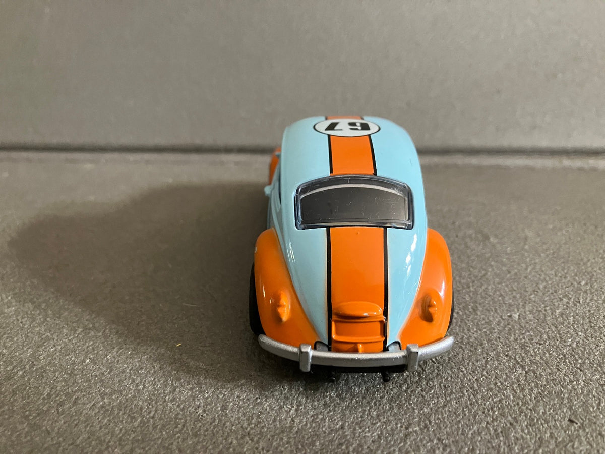 Voiture Miniature friction Volkswagen Coccinelle Cox Gulf 67 au 1/32 1/36