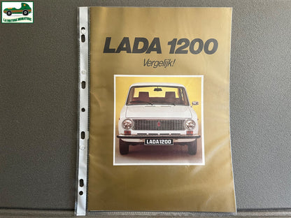 Ancien Dépliant Brochure Documentation Automobile Lada 1200