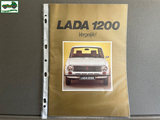 Ancien Dépliant Brochure Documentation Automobile Lada 1200