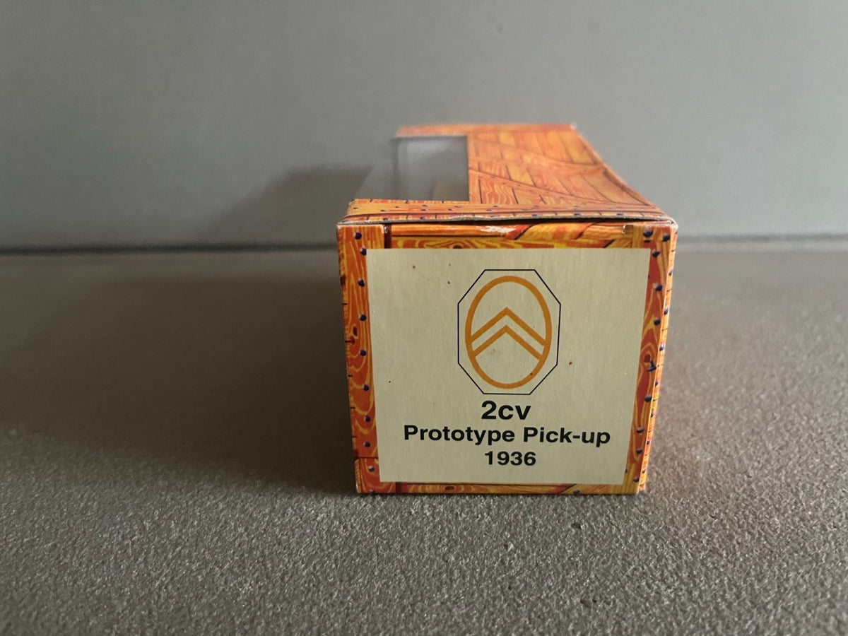 Voiture Miniature Citroen 2CV Prototype Pick Up 1936 Norev Hachette au 1/43
