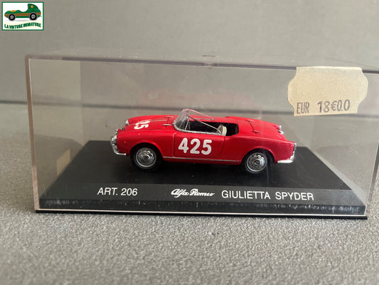 Voiture miniature Alfa Romeo Giulietta Spyder Detail Cars 206 au 1/43