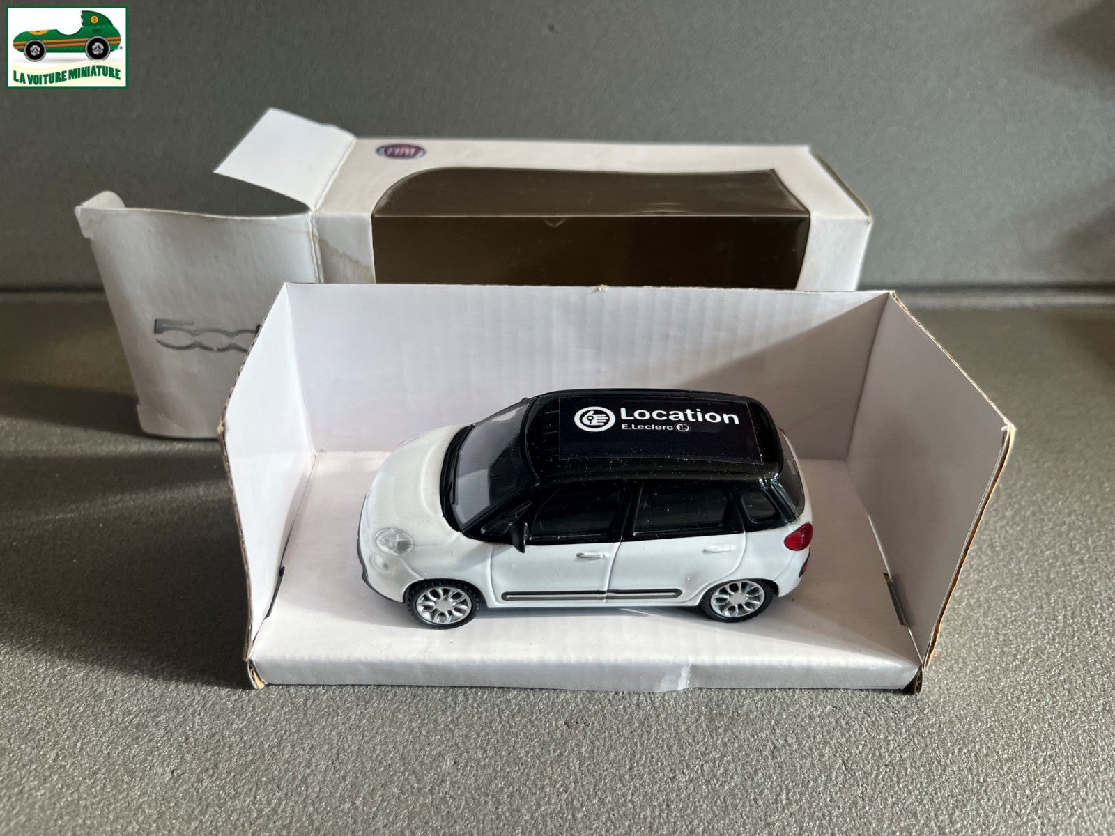 Voiture Miniature Fiat 500 L Location E Leclerc Mondo Motors au 1/43
