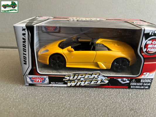 Voiture miniature Lamborghini Murcialago Roadster Motor Max 1/43