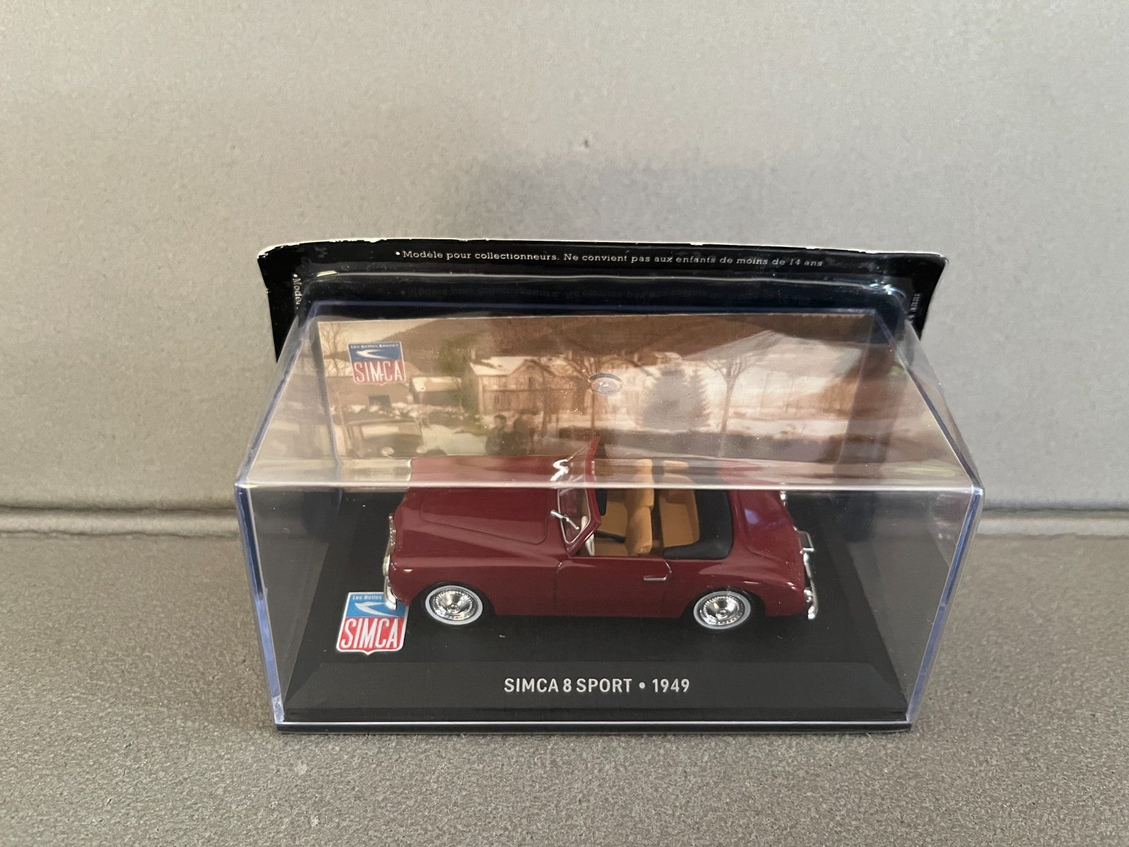 Voiture Miniature Simca 8 Sport 1949 Altaya au 1/43