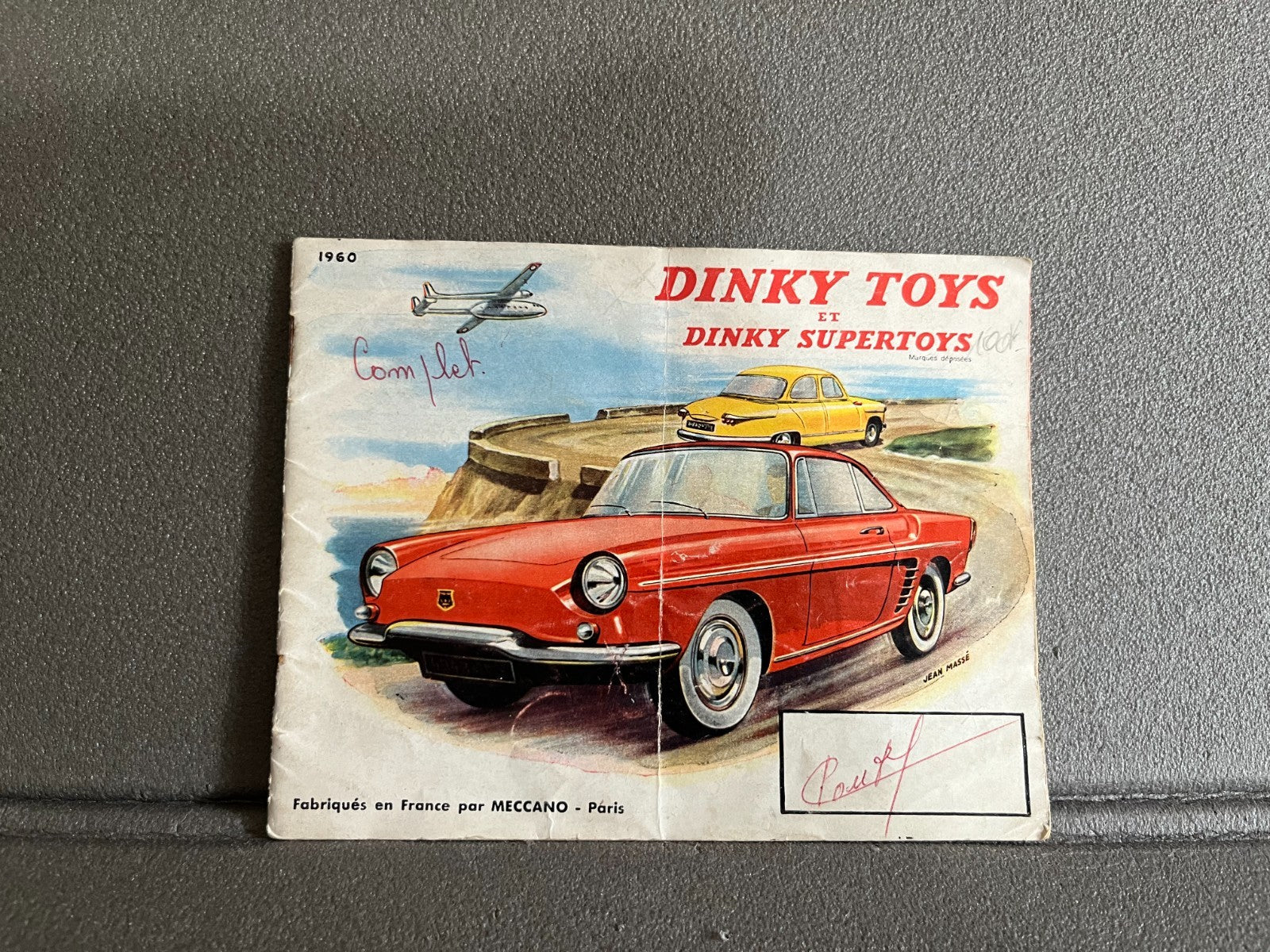 Ancien Dépliant Documentation Catalogue Jouet Voiture Dinky Toys 1960