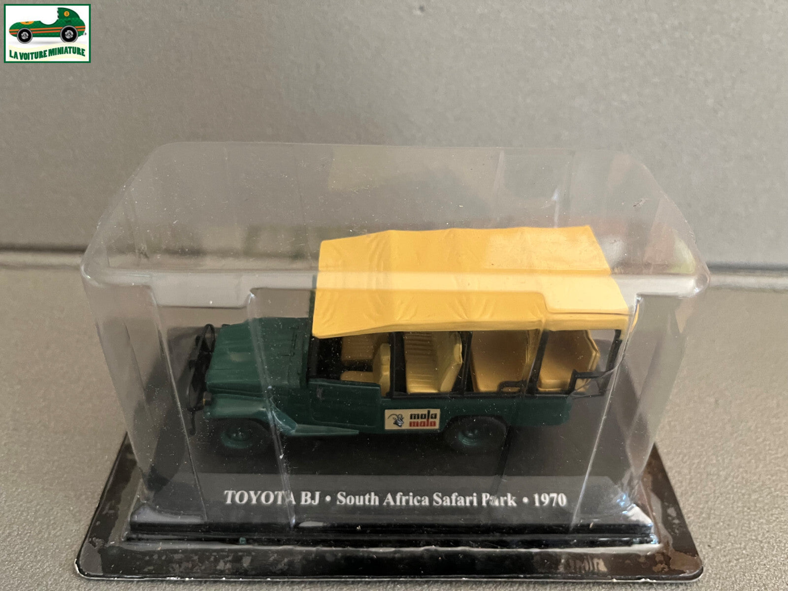 Voiture Miniature Toyota BJ Africa Safari Park 1970 Taxi Du Monde au 1/43 Altaya