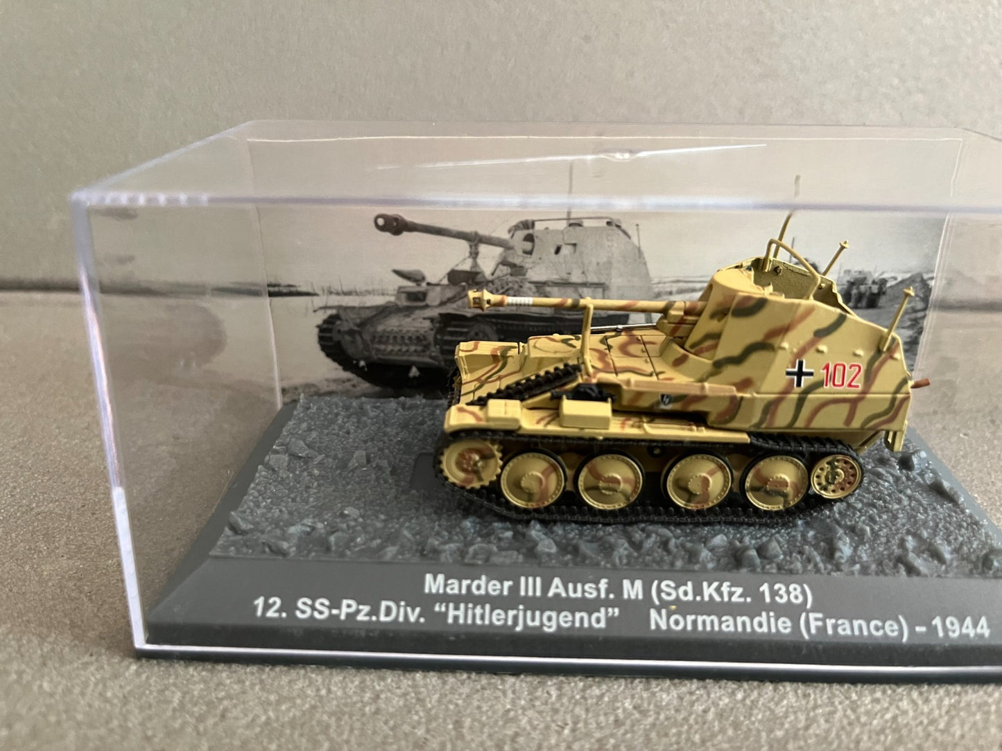 Miniature Militaire Char Tank Blindé Marder III Ausf. M Altaya 1/72