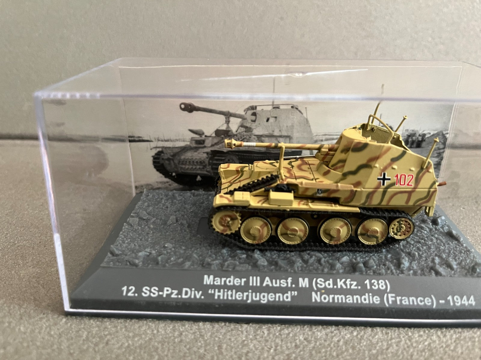 Miniature Militaire Char Tank Blindé Marder III Ausf. M Altaya 1/72
