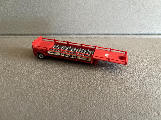 Ancienne Voiture Miniature Plastique Remorque Primagaz Norev 1/86 HO 1/87