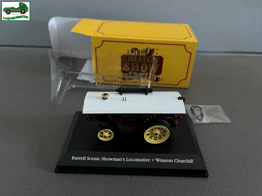 Voiture miniature Cirque Burrell Locomotive Winston Churchill Atlas 1/76