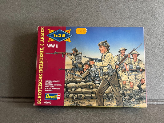 Maquette Militaire Figurine Soldat Schottische Infanterie WWII Revell 1/35