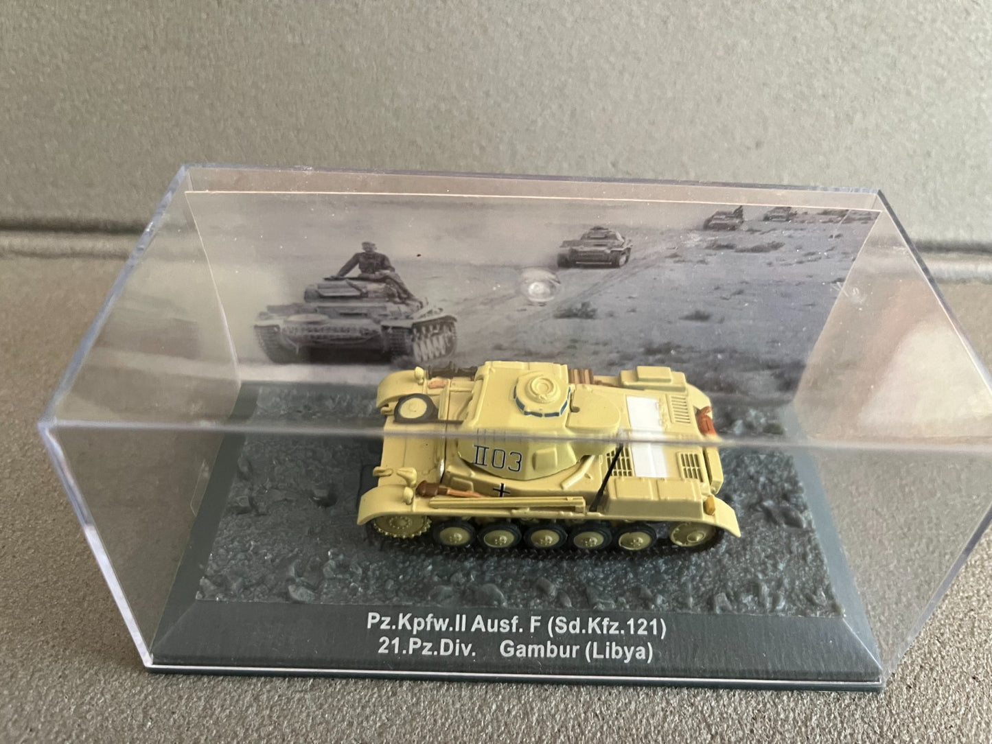 Miniature Militaire Char Tank Blindé Pz.Kpfw. II Ausf. F Altaya 1/72