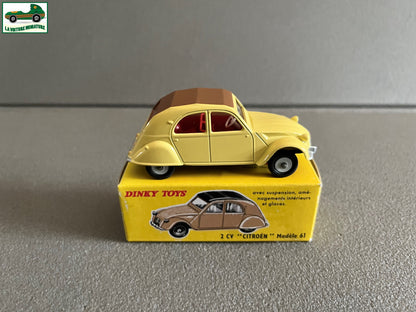 Voiture Miniature Citroen 2CV Modèle 61 Dinky Toys Atlas 558