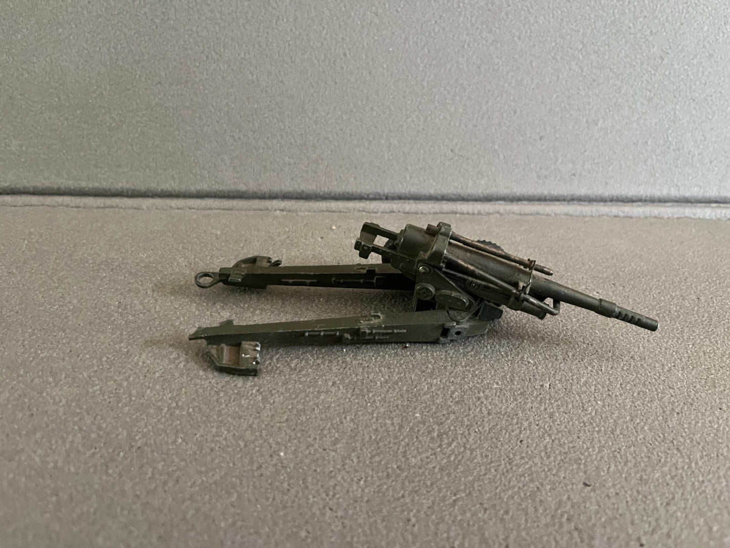 Ancienne Miniature Militaire Canon Obusier 155 Dinky Toys Meccano France Epave