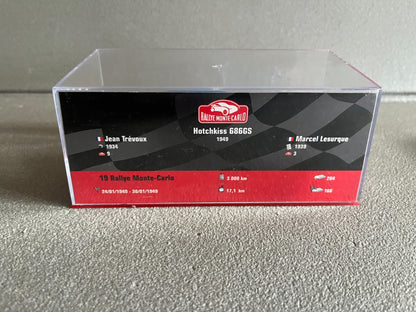 Voiture Miniature Hotchkiss 686GS 1949 Trévoux Rallye Monte Carlo au 1/43