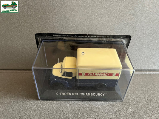 Voiture Miniature Camion Publicitaire Citroen U23 Chambourcy au 1/43