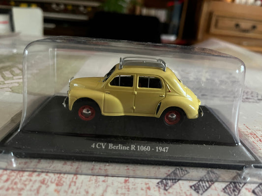 Voiture miniature Renault 4CV 4 CV Type R 1060 1947 1/43