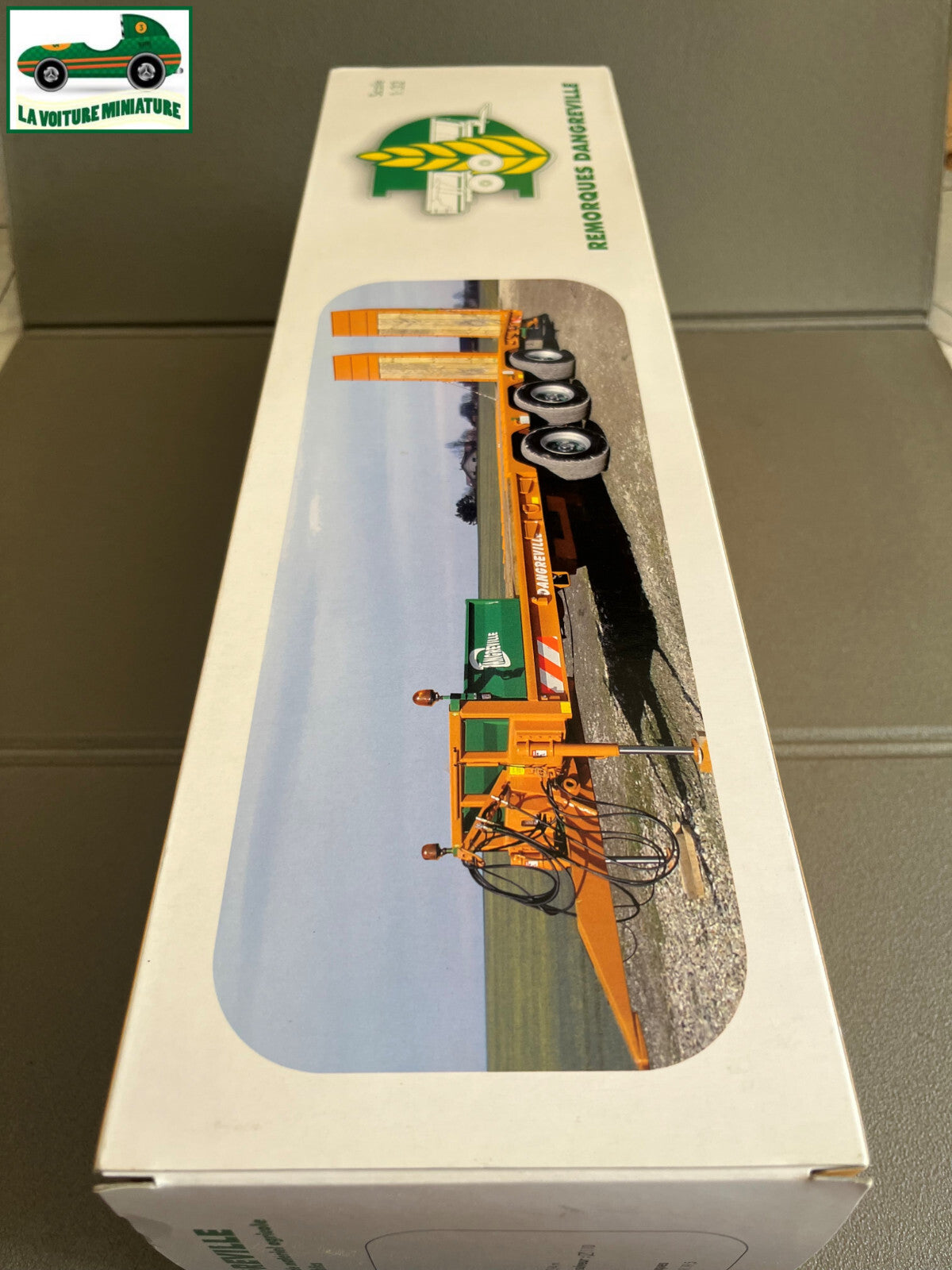 Miniature Agricole Travaux Publics Remorque Dangreville Porte Engins PE 32 1/32
