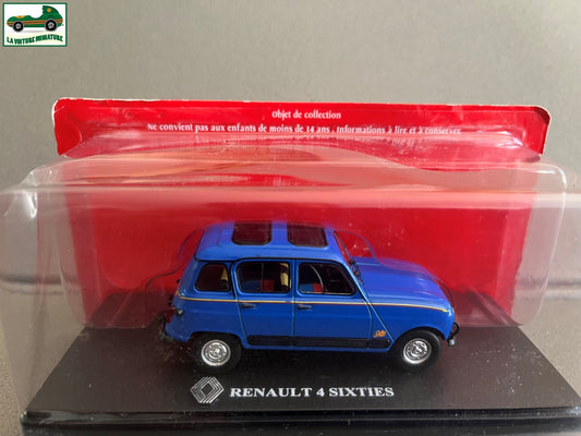 Voiture miniature Passion Renault 4 4L R4 Sixties Hachette au 1/43