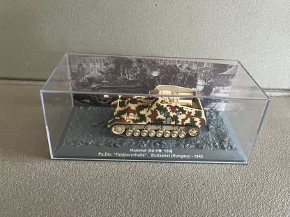 Miniature Militaire Char Tank Blindé Hummel Sd.Kfz. 165 Altaya 1/72