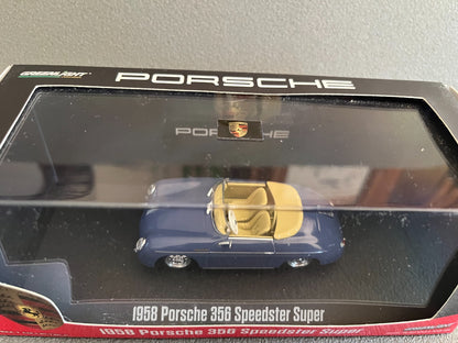 Voiture Miniature 1958 Porsche 356 Speedster Super Greenlight 1/43