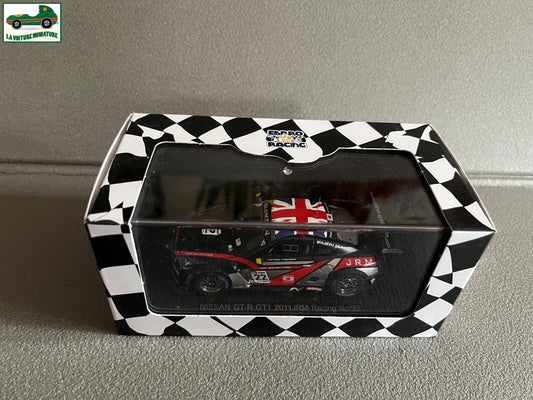 Voiture Miniature Nissan GT-R GT1 2011 JRM Racing Ebbro au 1/43