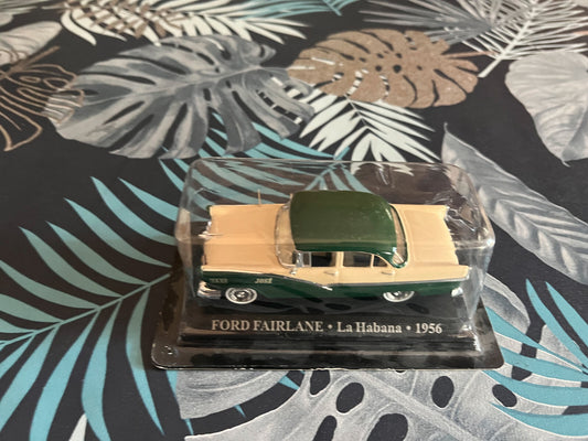 Voiture Miniature Ford Fairlane La Habana 1956 Taxi Du Monde au 1/43 Altaya