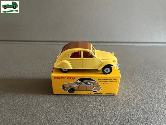 Voiture miniature Citroen 2CV Modèle 61 558 Dinky Toys Atlas