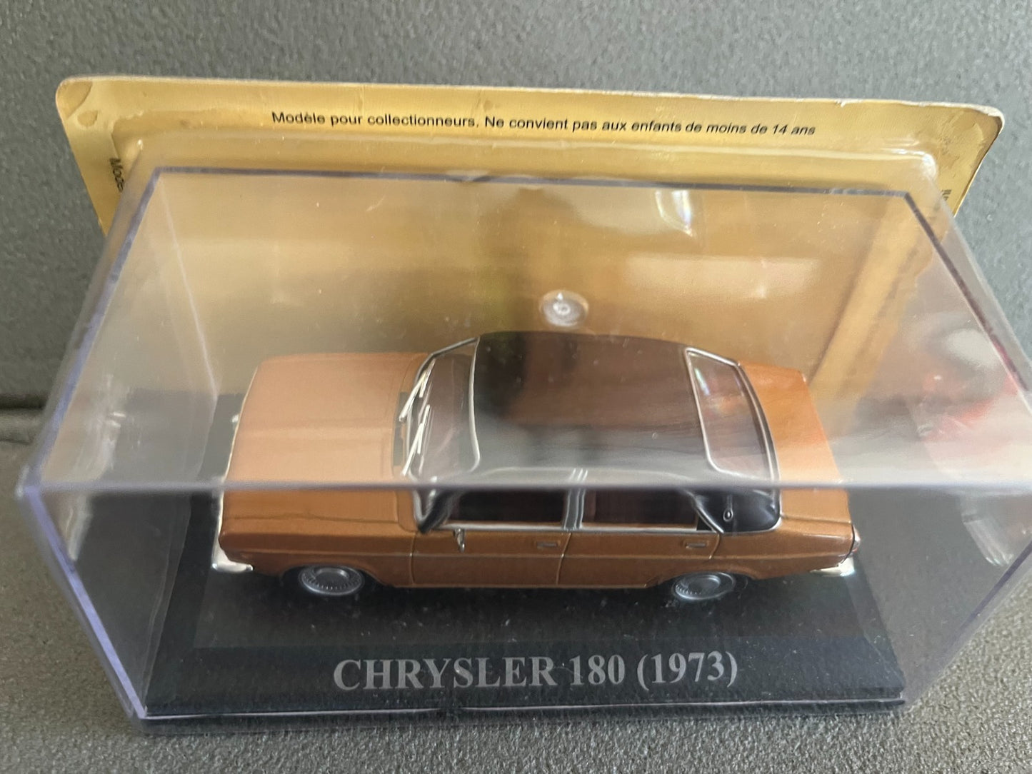 Voiture Miniature Chrysler 180 1973 Altaya au 1/43