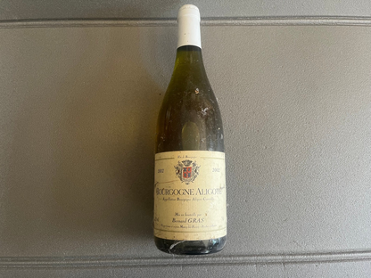 Ancienne Bouteille Vin Bourgogne Aligoté 2002 Bernard Gras Collection Perso