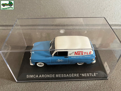 Voiture Miniature Publicitaire Simca Aronde Messagère Nestlé au 1/43