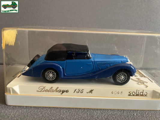 Voiture Miniature Delahaye 135 M 4048 Solido au 1/43