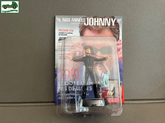 Figurine de Collection Johnny Hallyday + Livret N°15