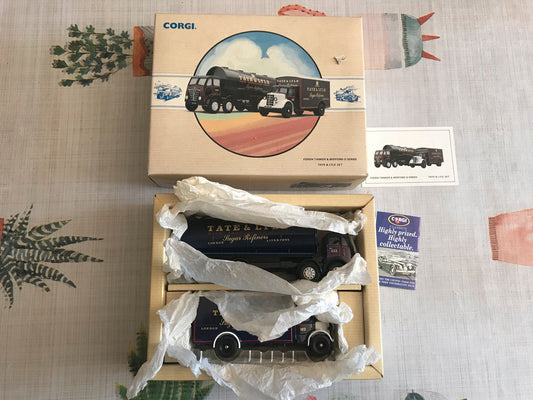 Voiture Miniature Camion Foden Tanker Bedford O Series Tate Lyle Set Corgi 1/50