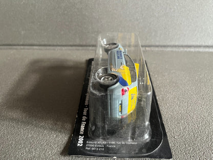 Voiture Miniature Fiat Stilo Maillot Jaune Tour de France 2002 Norev au 1/43