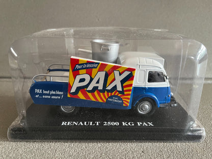 Voiture miniature Camion Renault 2500 KG PAX Auto Plus Hachette 1/43