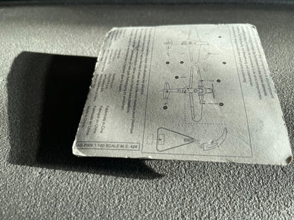 Avion miniature Militaire M.S. 406 Fabbri Italeri 1/100